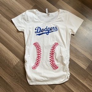 Dodgers Maternity Top